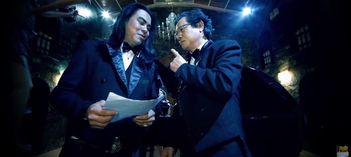 Tạo hình hao hao nhạc sĩ Phó Đức Phương và Dương Khắc Linh của 2 diễn viên.