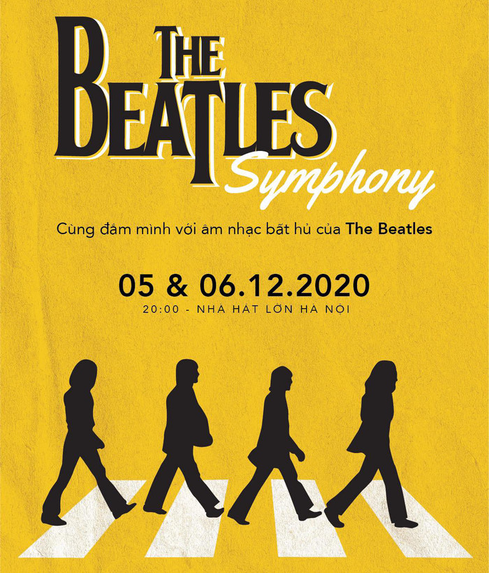 Poster của chương trình The Beatles Symphony.