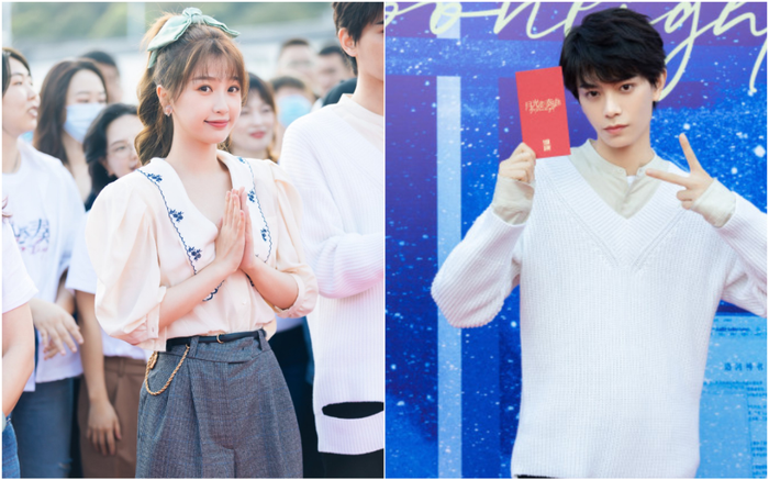 'Khúc biến tấu ánh trăng' khai máy: Ngu Thư Hân nhí nhảnh, Đinh Vũ Hề lạnh lùng Ảnh 2