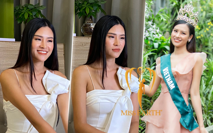 Đại diện Việt Nam - Thái Thị Hoa gây bất ngờ về nhan sắc, ngoại ngữ 'chào sân' Miss Earth 2020 Ảnh 2