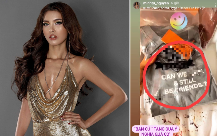 Hậu chia tay, Minh Tú bất ngờ được 'tình cũ' Andree tặng áo, dân mạng tò mò về mối quan hệ của hai người giờ ra sao? Ảnh 2