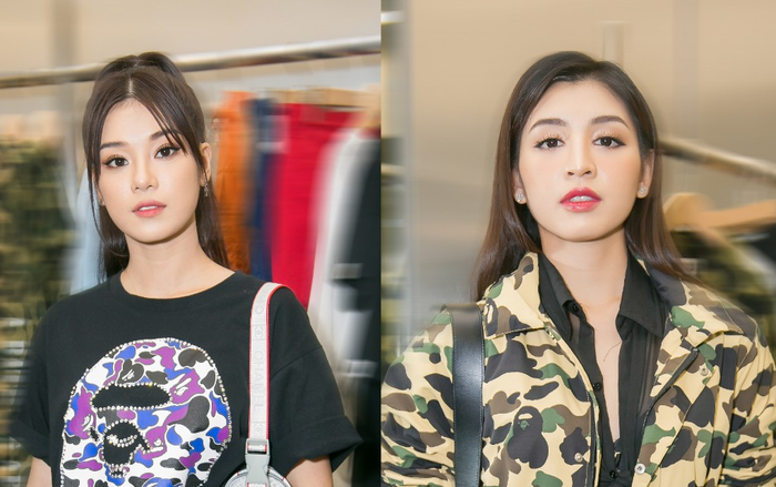 Hoàng Yến Chibi ăn diện cực chất, đọ dáng cùng top 15 Hoa hậu Hoàn vũ Việt Nam 2017 Ảnh 2