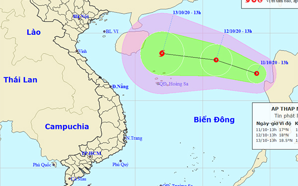 Bão số 6 chưa tan, áp thấp nhiệt đới mới lại xuất hiện trên biển Đông Ảnh 2