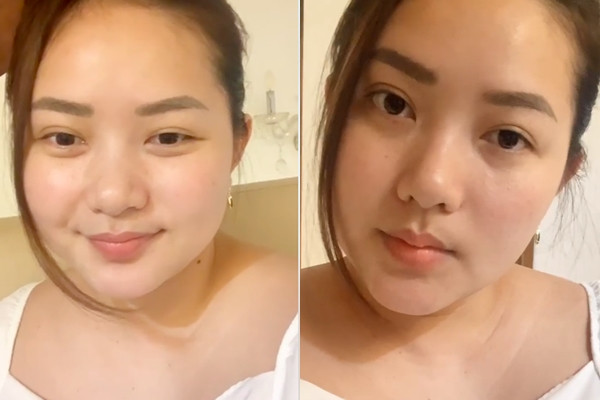 Bị chê vì tăng cân sau sinh, Phan Như Thảo tự tin để mặt mộc khoe làn da căng mịn và hồng hào.
