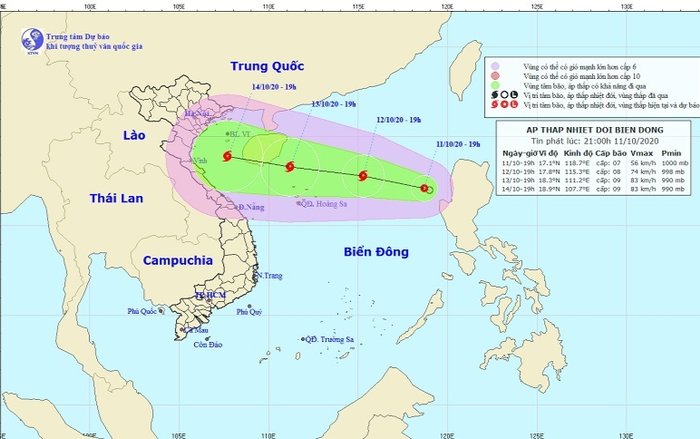 Áp thấp nhiệt đới khả năng mạnh lên thành bão, miền Trung tiếp tục mưa lũ Ảnh 2
