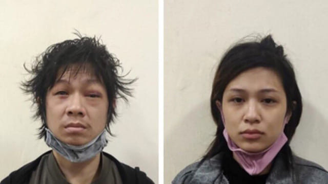 Hai bị cáo Nguyễn Minh Tuấn, Nguyễn Thị Lan Anh.