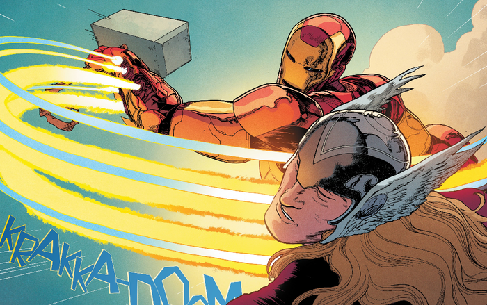Iron Man vừa cầm búa nện vào mặt Thor? Ảnh 2