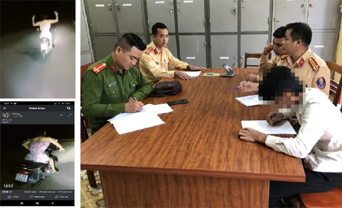 C. tại cơ quan công an. 