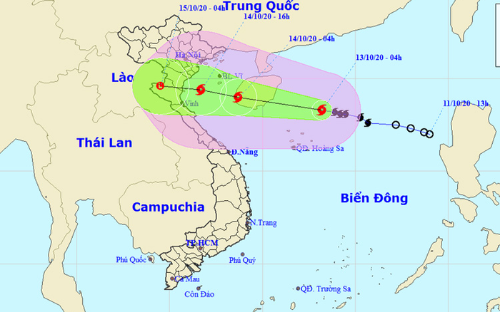 Bão số 7 sắp đổ bộ vào Vịnh Bắc Bộ, sức gió mạnh nhất giật cấp 10 Ảnh 2