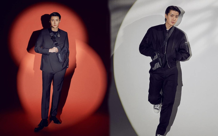 Nối tiếp Jisoo Black Pink, Sehun EXO là gương mặt đai diện cho dòng thời trang nam Dior Men Ảnh 2