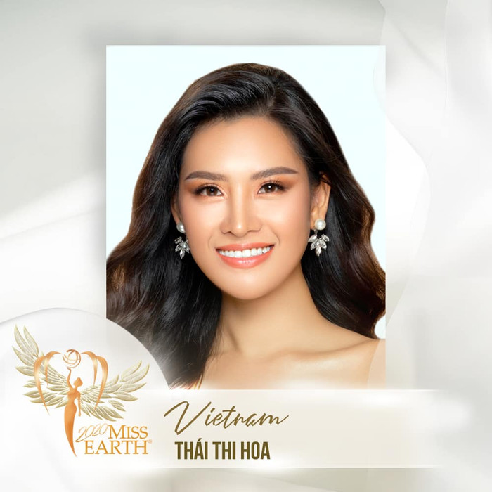 Thái Thị Hoa là người đẹp Việt Nam dự thi Hoa hậu Trái đất 2020.