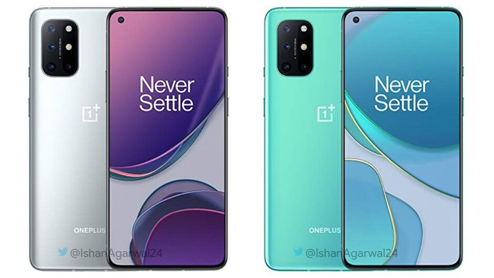 OnePlus 8T 5G có thể có hai phiên bản màu máy khác nhau. Ảnh: Phonearena