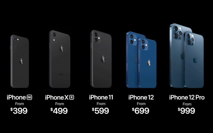 Tiêu điểm của sự kiện lần này là màn ra mắt 4 phiên bản iPhone 12. (Ảnh: Apple)