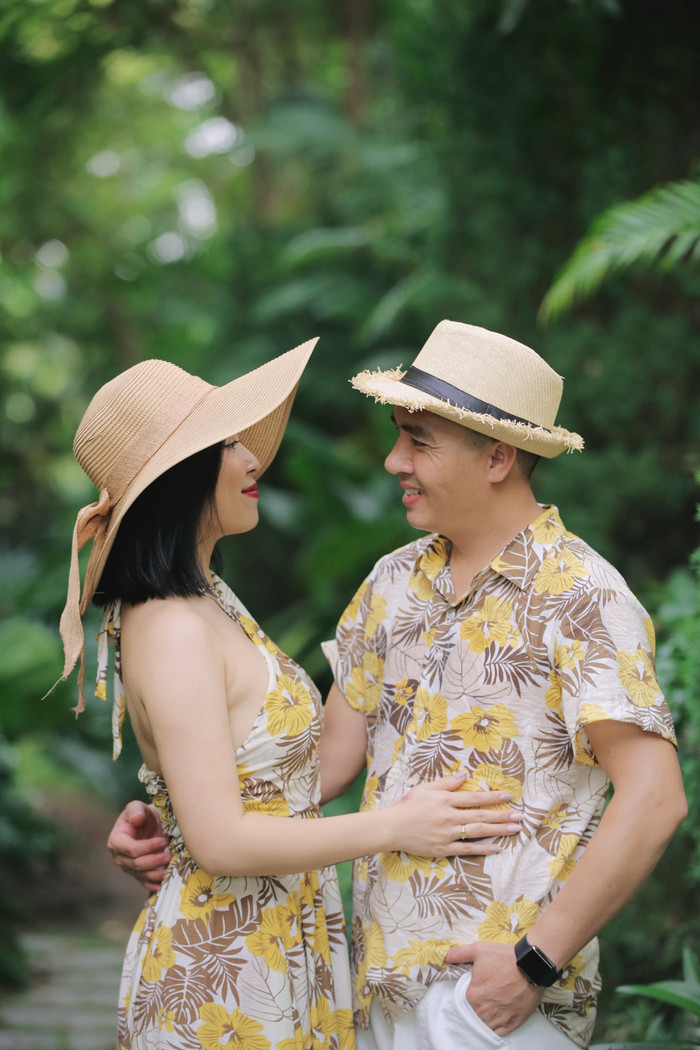 Hoàng Linh và chồng hiện tại Mạnh Hùng