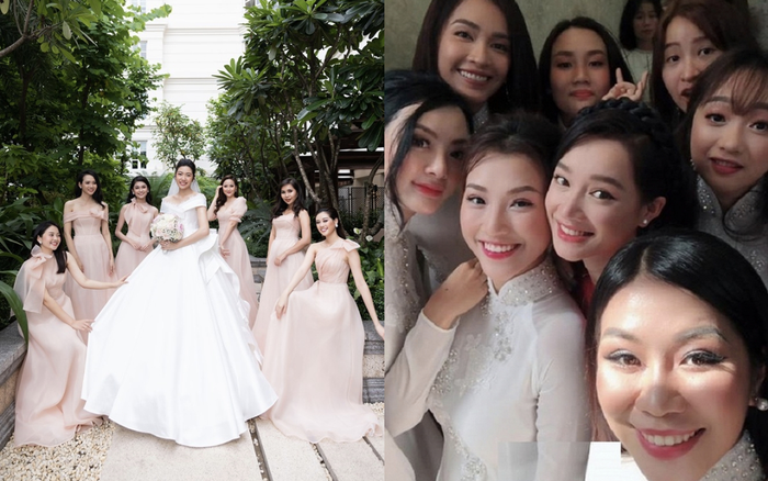 Khi các nàng hậu Việt làm phù dâu, cô dâu xinh đến mấy cũng thấp thỏm vì sợ bị chiếm sóng Ảnh 2
