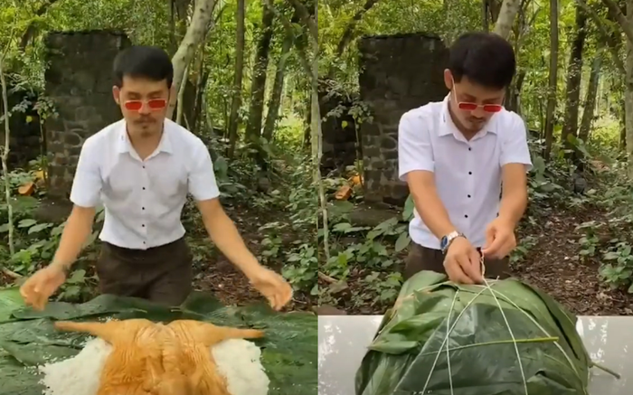 Hậu duệ Bà Tân Vlog là đây, nhìn nồi bánh chưng mà 'hú hồn' Ảnh 2