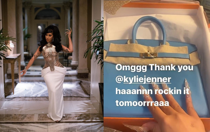Kylie Jenner chơi lớn tặng cho rapper thị phi Cardi B quả túi 'đắt xắt ra miếng' hơn 500 triệu đồng Ảnh 2
