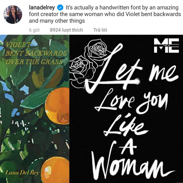 'Cái này thật ra là font chữ viết tay bởi người đã giúp chị làm vài bìa album trước đây mấy đứa à!'