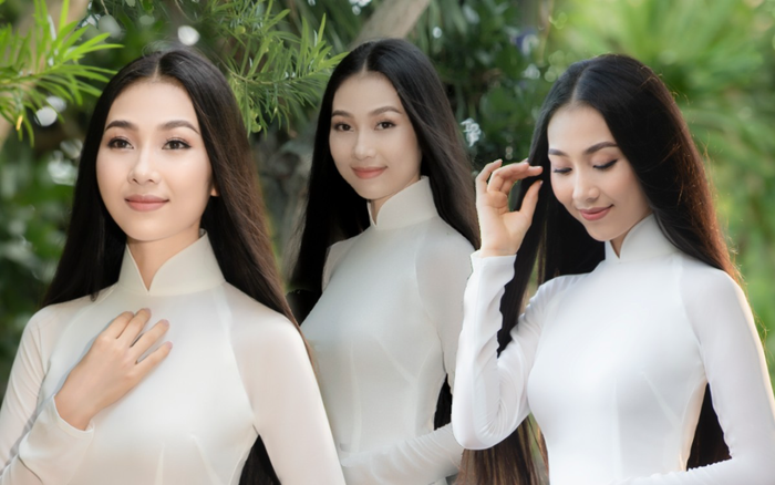 Nhan sắc xinh đẹp của Người đẹp áo dài Bùi Nữ Kiều Vỹ sau 4 năm Hoa hậu Việt Nam Ảnh 2