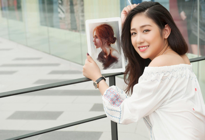 Nàng hotgirl 'đốn tim' người hâm mộ nhờ gương mặt dễ thương, ưa nhìn
