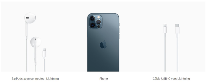 Tương tự, khách hàng tại Pháp vẫn được tặng kèm tai nghe EarPods khi mua iPhone 12 Pro/Pro Max. (Ảnh: WCCFTech)