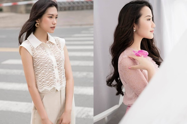 Hai cô nàng có những đường nét hao hao nhau