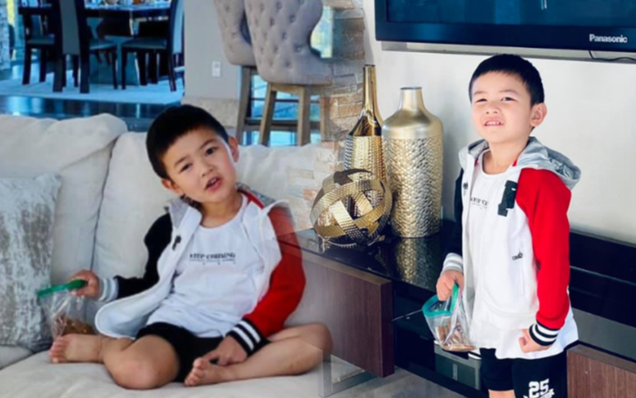 Bà xã Đan Trường khoe ảnh con trai nhưng fan lại bị lóa mắt vì căn biệt thự siêu sang Ảnh 2