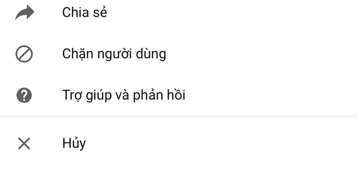 Bạn cũng có thể vào kênh YouTube đăng tải video phản cảm đó để bấm 'Chặn người dùng' và gửi phản hồi xấu cho YouTube về kênh.