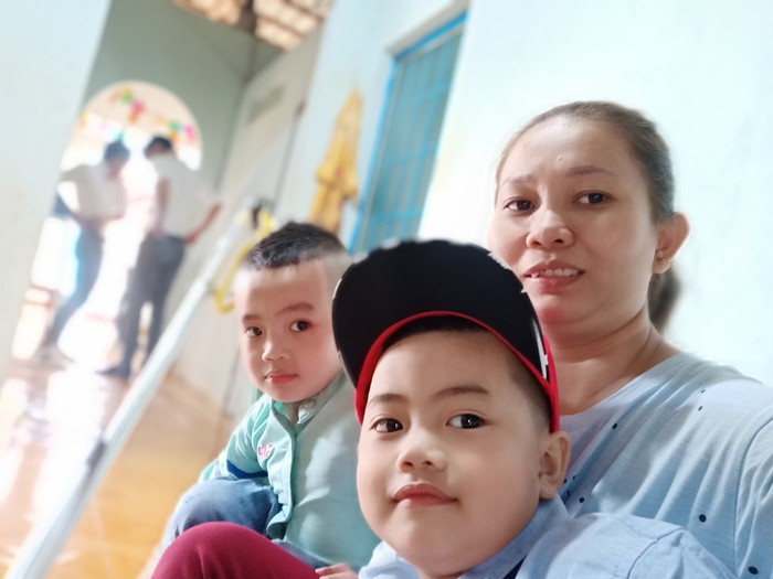 Con là niềm hạnh phúc lớn nhất của chị lúc này