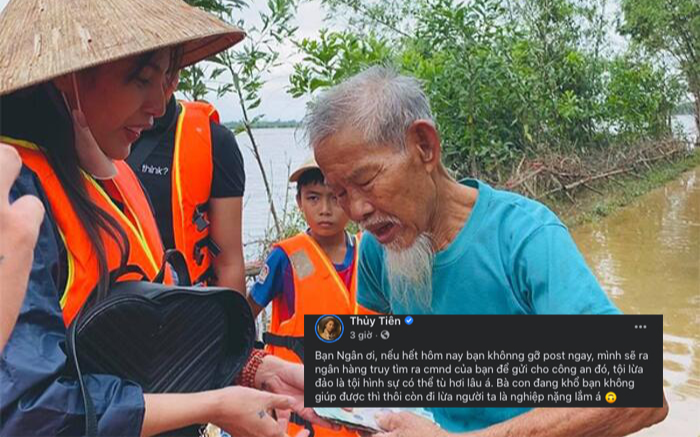 Bị kẻ gian mạo danh tên tuổi lừa tiền từ thiện, fanpage Thủy Tiên lên tiếng cảnh báo, sẵn sàng nhờ pháp luật can thiệp Ảnh 2
