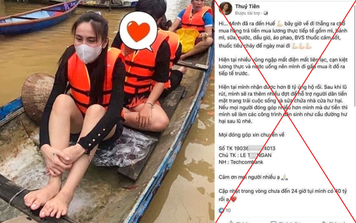 Thuỷ Tiên nhiều lần bị kẻ xấu giả mạo tài khoản mạng xã hội để lừa đảo quyên góp tiền Ảnh 2
