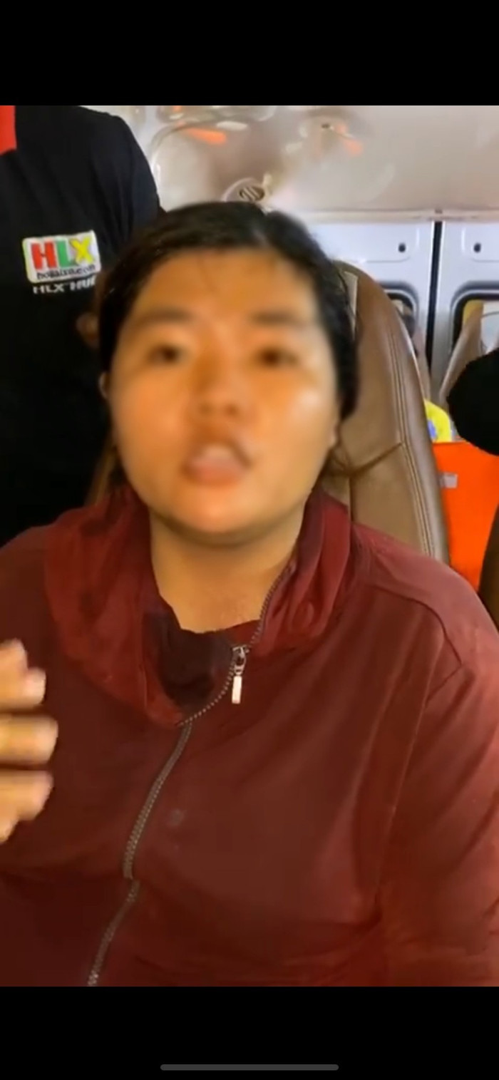 Đối tượng lừa đảo tiền từ thiện trong đoạn clip được Thuỷ Tiên chia sẻ.&nbsp;