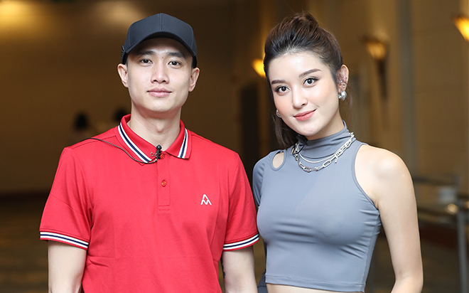 Huyền My khoe eo thon, hội ngộ Quốc Trường và Kyo York tại Hà Nội Ảnh 2