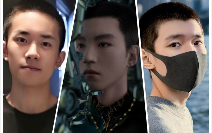 Tạo hình kiểu tóc đầu đinh của các thành viên TFBoys Ảnh 2