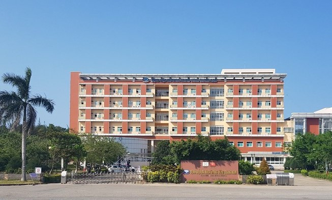 Bệnh viện Đa khoa Trung ương Quảng Nam, nơi điều trị cho các bệnh nhân nghi do ngộ độc thực phẩm