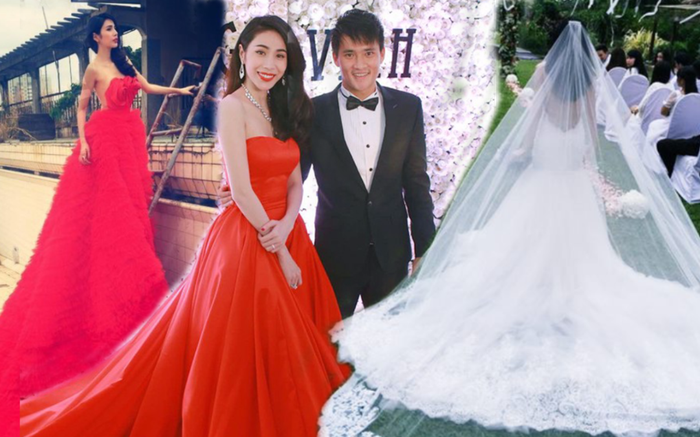 Ngắm lại 6 váy cưới gây xôn xao của Thủy Tiên: Bộ nặng như sắt, bộ gợi cảm tột độ và giá khủng Ảnh 2