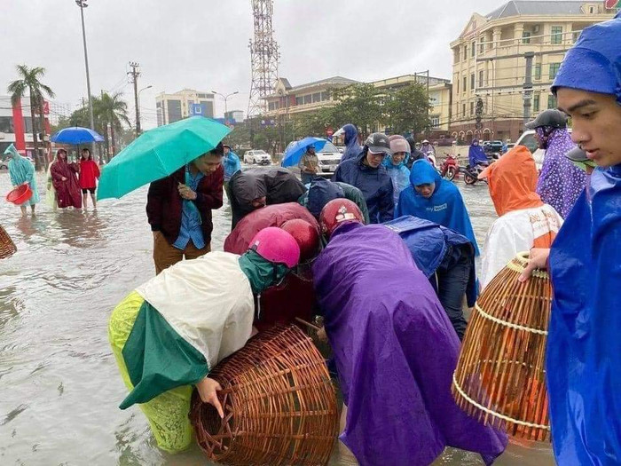 Cá này được cho là từ hồ Kẻ Gỗ đổ về