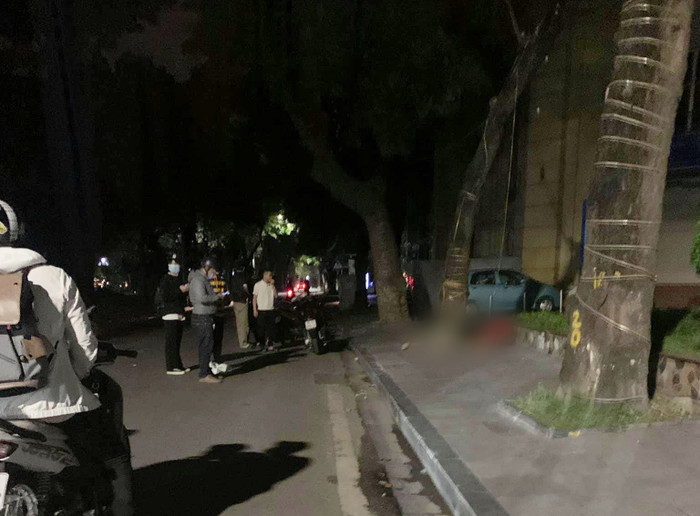 Hiện trường vụ tai nạn.