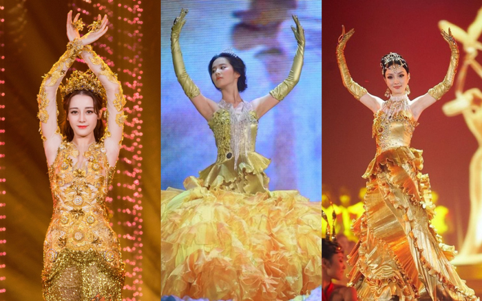 Bộ váy huyền thoại của Nữ thần Kim Ưng bị chê mỗi năm càng thêm sến súa Ảnh 2