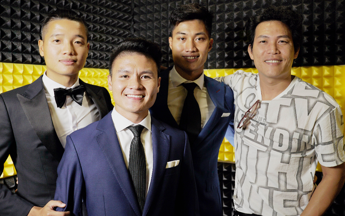 Quang Hải, Đoàn Văn Hậu, Duy Mạnh và dàn cầu thủ thực hiện sản phẩm âm nhạc ủng hộ miền Trung Ảnh 2