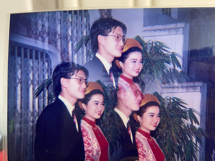 Á hậu Huyền My khoe ảnh thời trẻ của bố mẹ