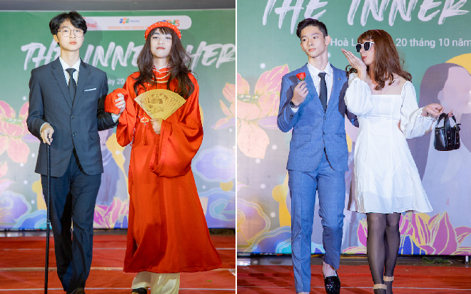 Chiêm ngưỡng vẻ đẹp của phụ nữ Việt qua từng thời kỳ với màn catwalk độc đáo của dàn nam sinh trường FPT Ảnh 2