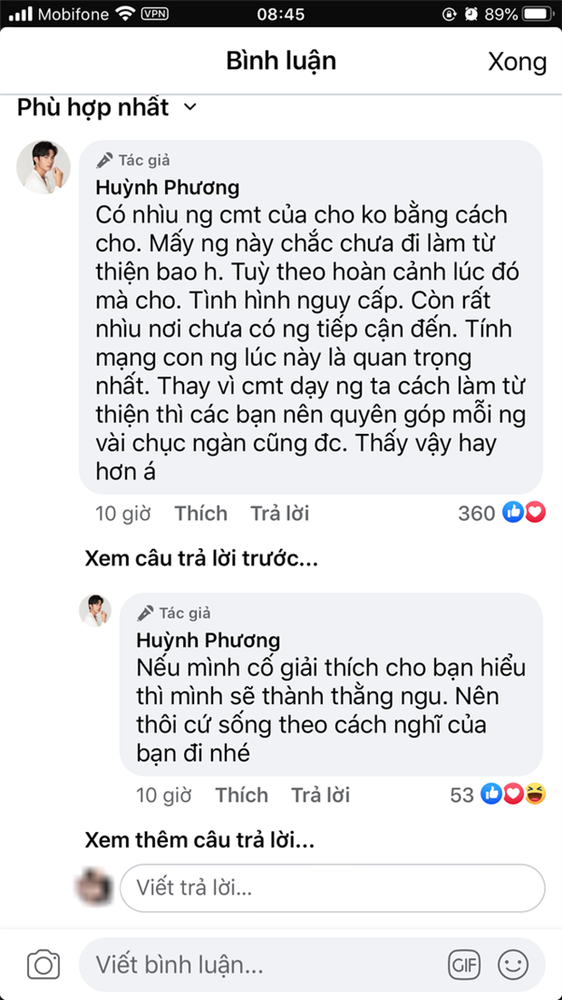 Huỳnh Phương FapTV lên tiếng khi bị chỉ trích ném đồ cứu trợ cho đồng bào miền Trung Ảnh 7