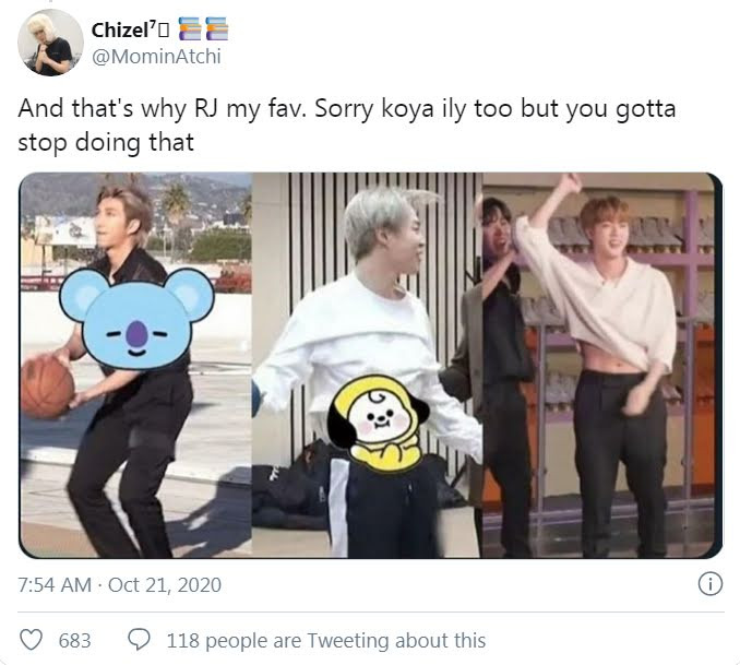 Lý do vì sao RJ là thành viên tôi yêu thích. Xin lỗi Koya nhé, tao yêu mày lắm, nhưng mày phải thôi làm trò đó đi.