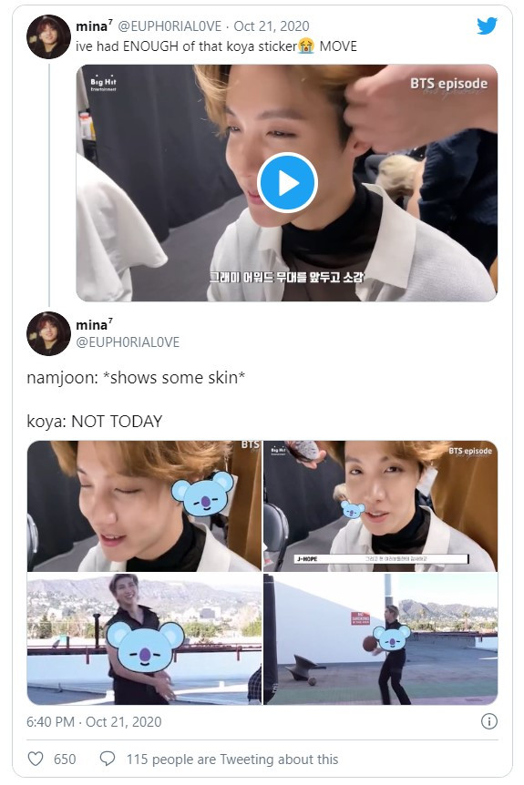 Được BTS yêu thích nhưng gấu Koya (BT21) lại trở thành 'kẻ thù' của ARMY Ảnh 10