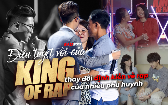 Điều tuyệt vời của King of Rap: Chương trình thay đổi định kiến về rap của nhiều phụ huynh Ảnh 2