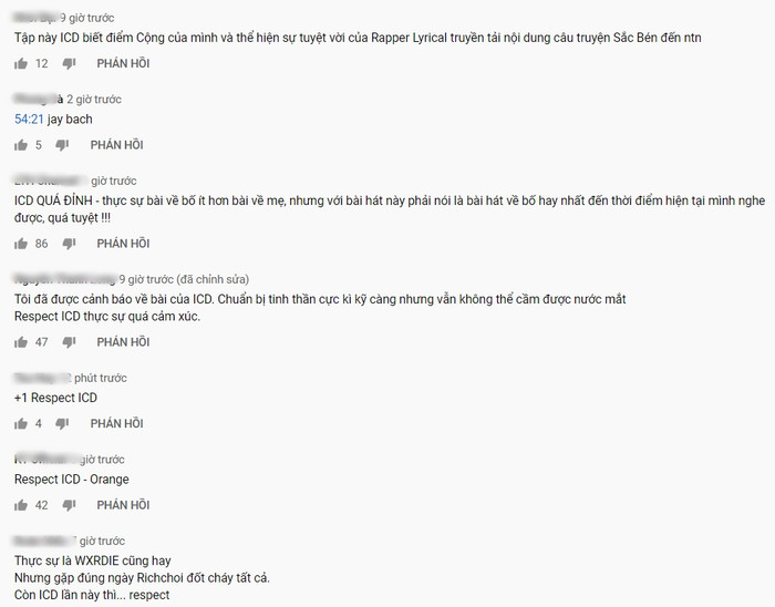 King Of Rap tập 12: Dân mạng thán phục ICD, đến đàn ông cũng phải khóc vì lyric nói lên nỗi lòng của người bố Ảnh 17