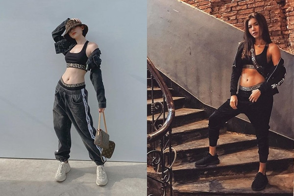 Theo đuổi phong cách cá tính nhưng vẫn quyến rũ, Tóc Tiên và Minh Tú nhận được nhiều phản hồi tích cực khi 'đu trend' mốt quần tụt lộ viền nội y.  