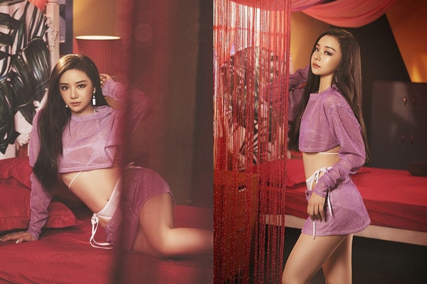 Hot girl Nhã Tiên cũng nhận nhiều gạch đá vì chọn trang phục quá mỏng khi kết hợp với mốt quần tụt.