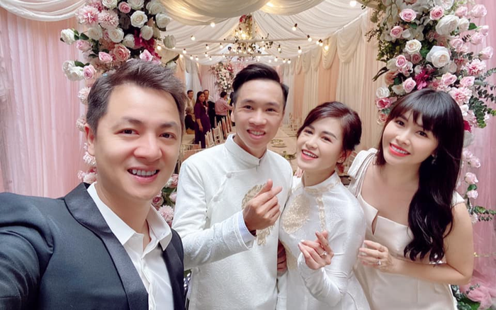 Vợ chồng Đăng Khôi mừng đám hỏi em gái ruột, nhan sắc cô dâu khiến cộng đồng mạng xuýt xoa Ảnh 2